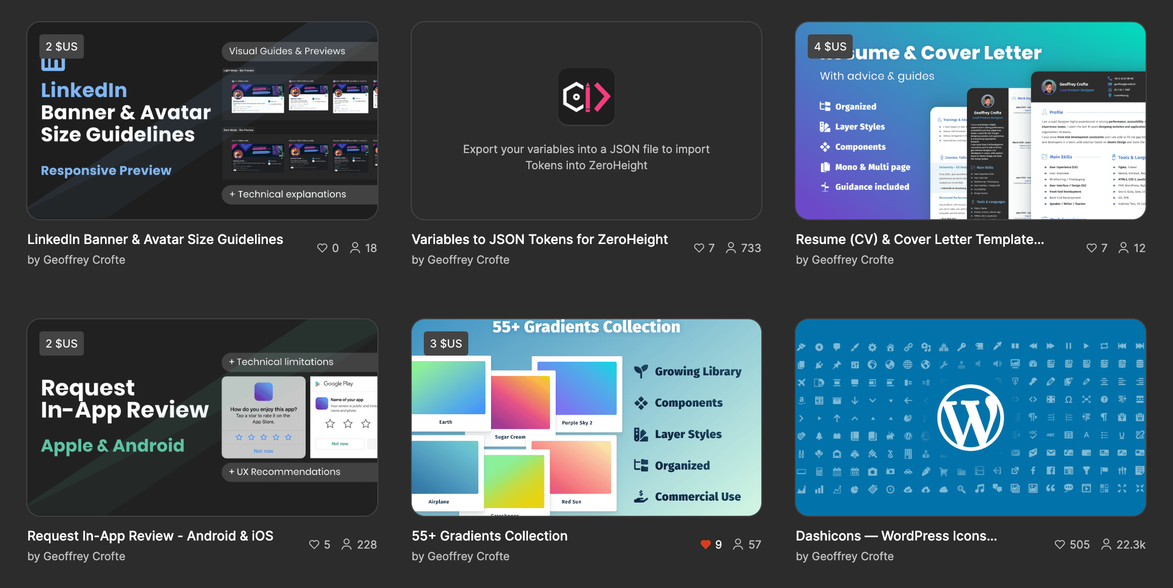 Profil de Geoffrey sur Figma